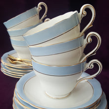 Load image into Gallery viewer, 1950s Handpainted Royal Standard Teacup Trios, Vintage Teacups, Made in England