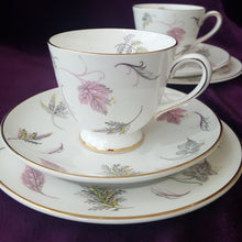 Load image into Gallery viewer, 1950s Tuscan Windswept Vintage Tea Trios, Fine Vintage China, Made in England