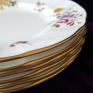 1980s Royal Crown Derby Side/Salad Plates, Vintage Plates, Made in England