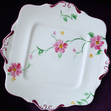 Load image into Gallery viewer, 1930s Handpainted Paragon Cake Plate, Vintage China, Made in England