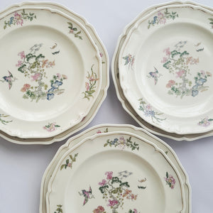 Vintage Limoges Soup Plate, French Porcelain