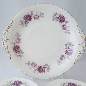 Vintage Nocturne Cake and Dessert Plates by Paragon, Made in England
