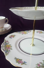 Load image into Gallery viewer, 2-tier Cake Stand, Brand New Fittings, Made in England