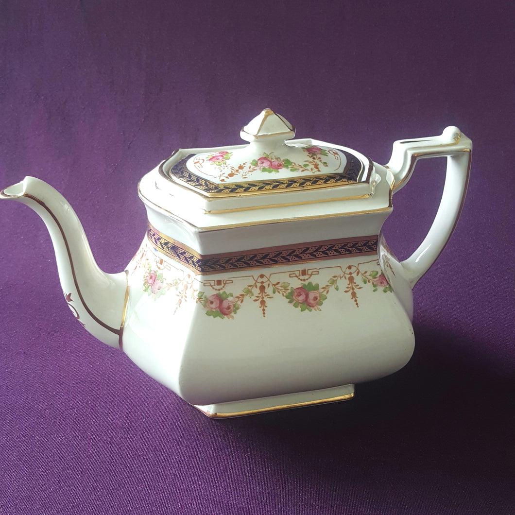 Antique Victorian Handpainted Teapot