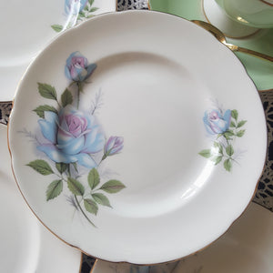 Royal Standard Blue Rose Side Plates