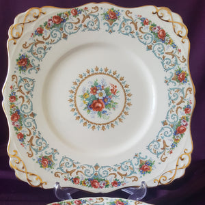 1940s Tuscan Orleans Cake Plate