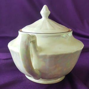 1950s Czechoslovakian Lusterware Teapot