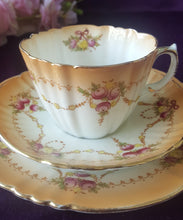 Load image into Gallery viewer, 1910s Antique Teacup with Ribbons and Roses