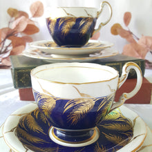Load image into Gallery viewer, 1930s Cobalt Blue and Gold Trios